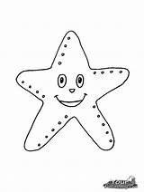 Starfish Drawing Outline Colouring Line Coloring Clipart Getdrawings Paintingvalley sketch template