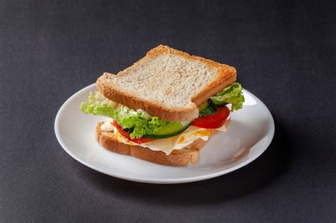 Premium Photo Homemade Sandwich Made Of Toast Bread