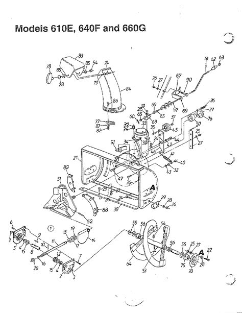 John Deere 42 Snow Blower Parts Diagram Diagramwirings