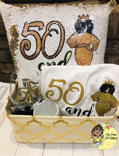 From unforgettable gift experiences and personalised keepsakes to novelty gifts to make her laugh, there's plenty of 50th birthday presents for her. 50 and Fabulous Gift Set Birthday Queen Birthday Gift for ...