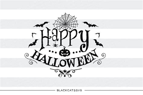 Happy Halloween Svg File Cutting File Clipart In Svg Eps Dxf Png