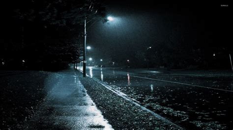 Dark Rainy Wallpaper