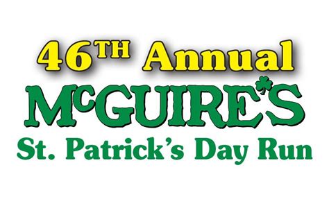 Mcguires 2023 46th Annual St Patricks Day 5k Run Mcguires Irish Pub