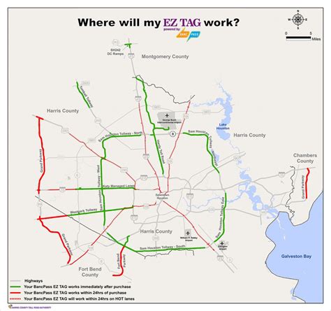 Hctra Regional Toll Roads Map—wait Times After Ez Tag Activationv8b 2