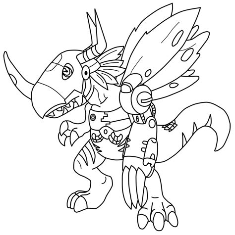 1) if you have javascript enabled you can click the print link in the top half of the page and it will automatically print the coloring page only and ignore the advertising and navigation at the top of the page. Greymon coloring pages download and print for free