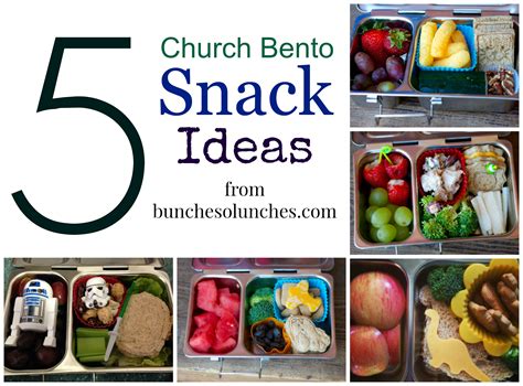 Five Church Snack Bentos Bunches O Lunches