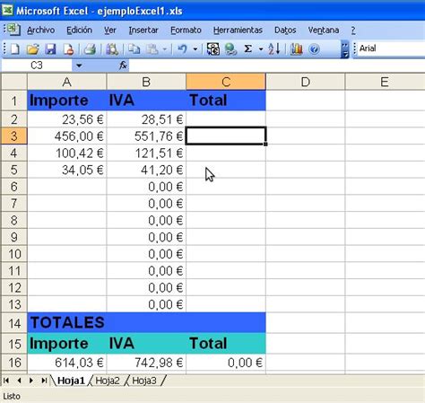 Entonces no te perdás este video de la campaña que realizamos con asomif cuidá tu. Excel con cálculo de IVA - Expo Impex, S.L.