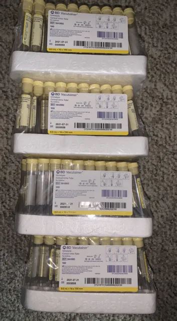 Bd Vacutainer Urinalysis Plus Conical Urine Tube Pack X Ebay Hot Sex Picture