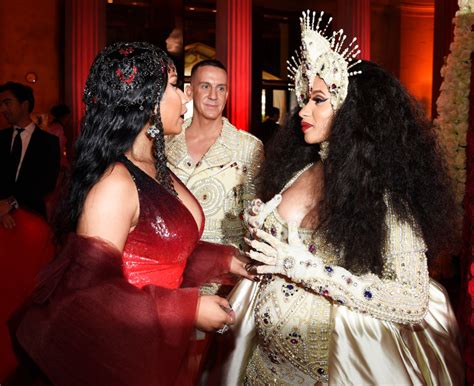 Again, she said there was no beef — at least on her end. Nicki Minaj & Cardi B Spotted Together at 2018 Met Gala ...