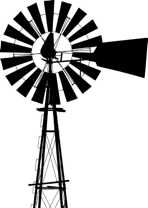 Windmill Silhouette At Getdrawings Free Download
