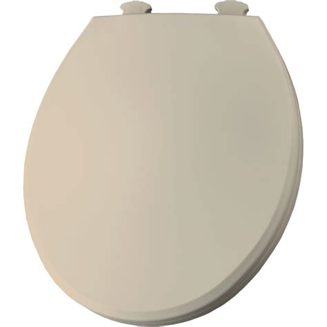 380slow (068) fawn beige toilet seat. BEMIS Round Closed Front Toilet Seat in Fawn Beige-800L ...