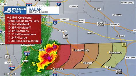 Nbcdfw Weather On Twitter 940 Pm Friday A Severe T Storm Warning