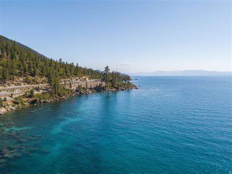 Aerial 4k Emerald Bay Lake Tahoe California Usa Panorama Stock Photo