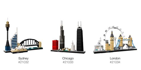 2017 Lego Architecture Preview Sydney Chicago And London