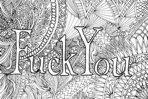 Fun curse word coloring pages for adults. Adult Coloring Book Swear Words Adult Humor Coloring Pages