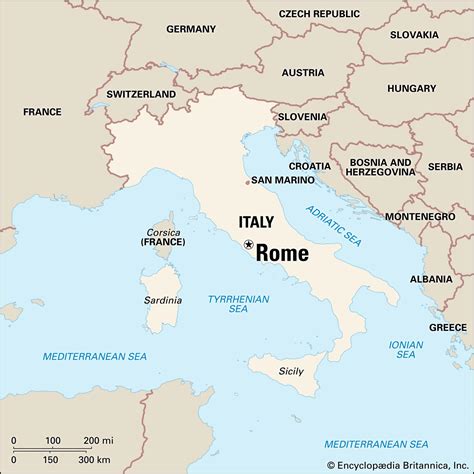 Carte De Rome Et Ses Environs La Carte De Rome Italie Et Ses