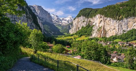 壁紙、スイス、山、全景圖、lauterbrunnen、岩、アルプス山脈、自然、ダウンロード、写真