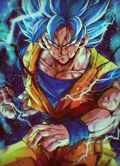 Goku Super Saiyan Blue Evil Aura In 2021 Anime Dragon Ball Super