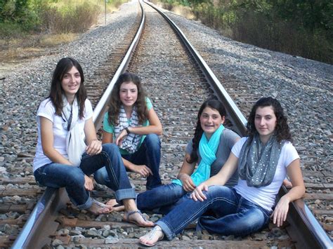 Sisters Photo Shoot September 2014 Sister Photos September 2014 Siblings Railroad Tracks