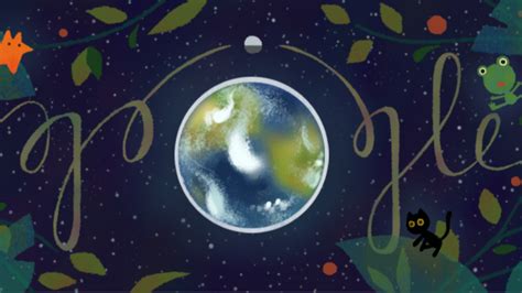 Every year since 2009 google hosts a competition doodle 4 google on children s day. Earth Day Google doodle offers up conservation tips to ...