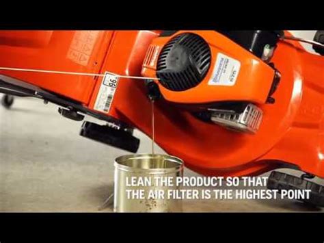 Husqvarna forest & garden company (husqvarna) warrants husqvarna product to the original purchaser to be free from. How to Change the Oil in a Husqvarna Lawnmower - YouTube