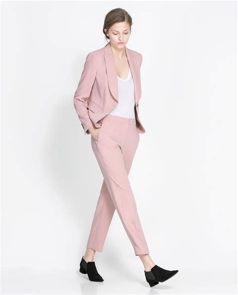 Womens Clothing And Accessories Womens Pant Suits Zara