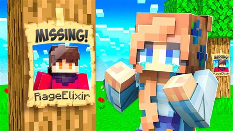 Rageelixir Goes Missing In Minecraft Youtube