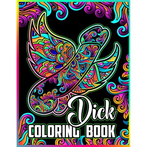 Buy Adult Coloring Book Dicks Stress Relieving Midnight Edition