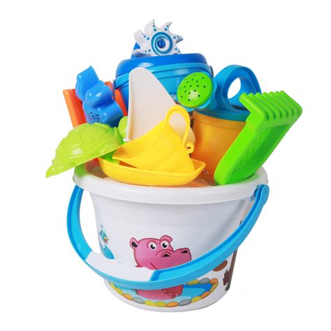Buy Beach Bucket And Toys 9 Piece Set At Mighty Ape Nz