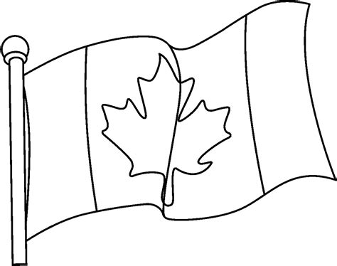 Bandeira Do Canada Para Colorir Educa