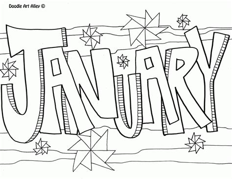 I will start this feature on this blog in august and post activities for the month of september. Months Of The Year Coloring Pages - Coloring Home