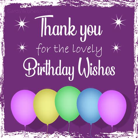 Thank You Messages For Birthday Wishes Wishesmsg Off