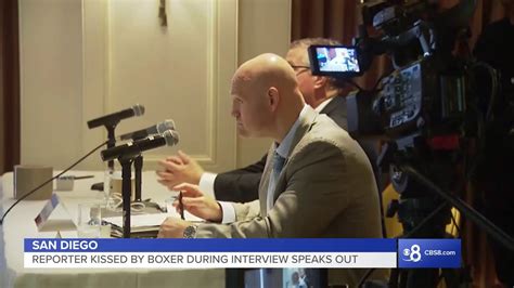 Watch Live Reporter Kissed By Boxer On The Lips During Interview Speaks Out Bitly