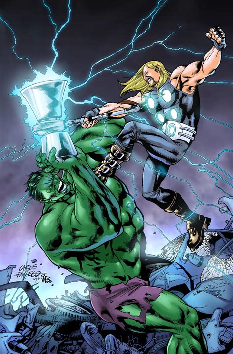 Ultimate Thor Vs Hulk By Greenelantern On Deviantart