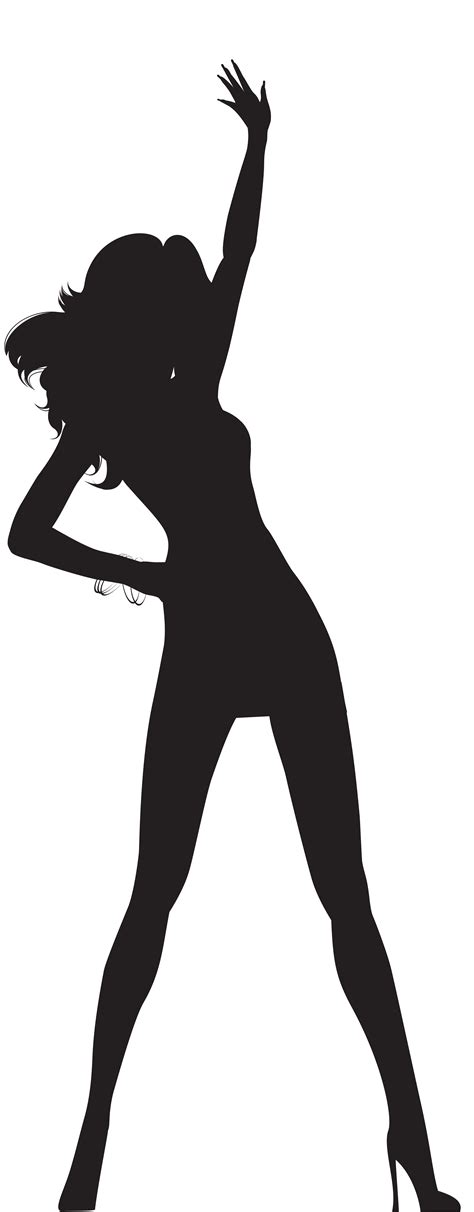 Silhouette Dance Clip Art Dancing Woman Silhouette PNG Transparent