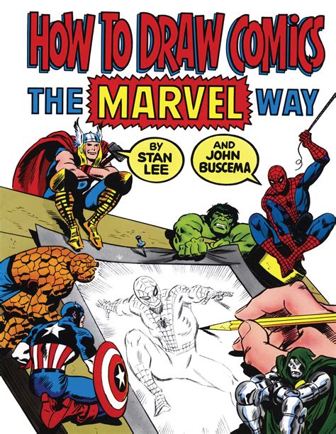 How To Draw Comics The Marvel Way Book By Stan Lee John Buscema