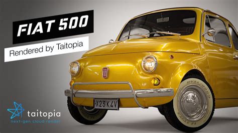 Car Rendering Fiat 500 Taitopia Render Mission Impossible Dead