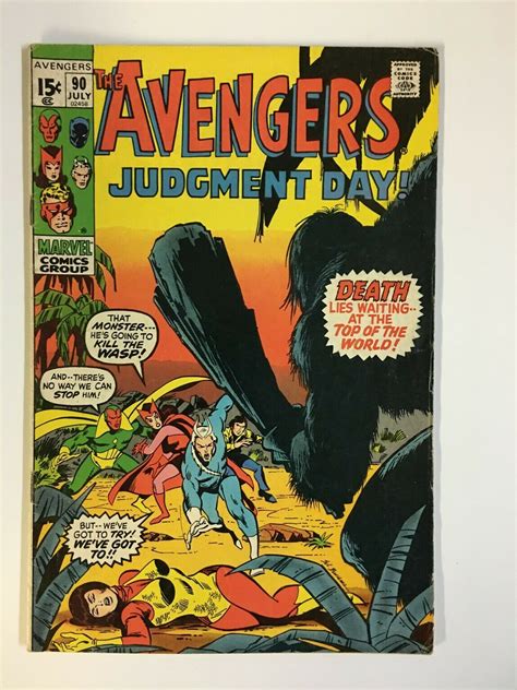 Avengers 90 Vg July 1971 Comic Books Silver Age Marvel Avengers