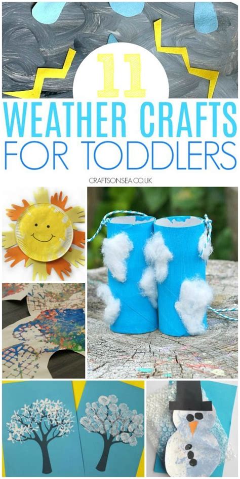 2, 3 and 4 year olds love using paper dolls to play dress up. 11 Easy and Fun Weather Crafts for Toddlers | Weather ...
