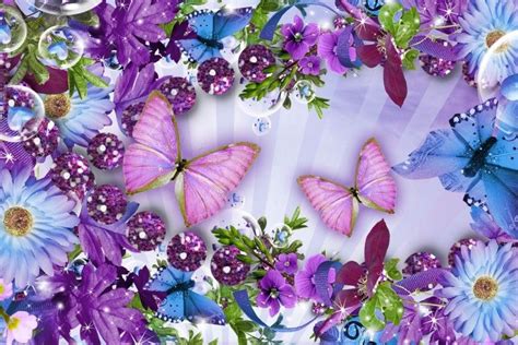 Purple Butterfly Background ·① Wallpapertag