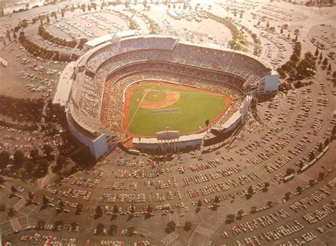 Dodger Stadium In Los Angeles 1976 Rbaseball