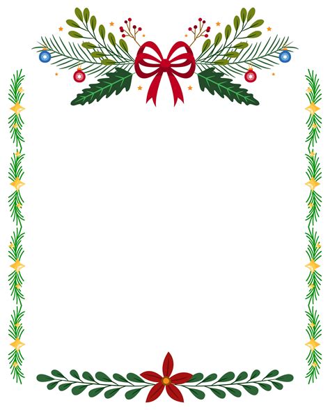 Christmas Borders Clipart Free Printable