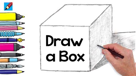 How To Draw A Box Real Easy Youtube