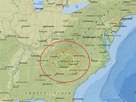 Hundreds Report Shaking In North Carolina From The Quake It Is Not Related To Sonic Booms Or