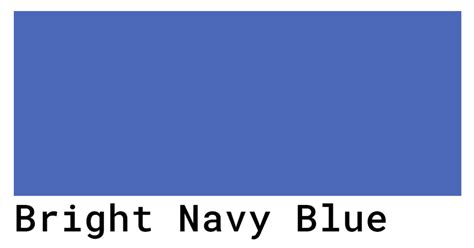 Bright Navy Blue Color Codes The Hex Rgb And Cmyk Values That You Need