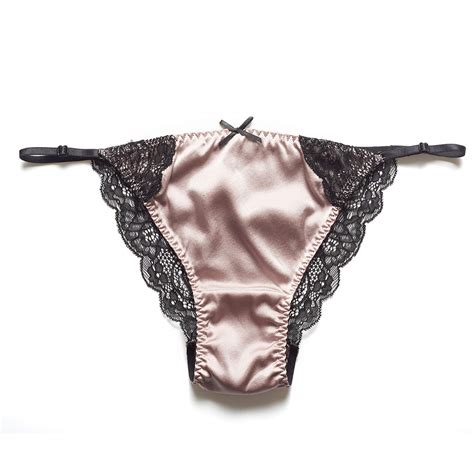 Buy Silriver Womens Silk String Bikini Satin Panties For Women