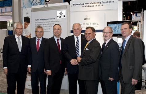 92 percent of our colleagues in #chicago named vetter a great place to work! Vetter Pharma: Governor of Illinois Opens the 2010 BIO ...