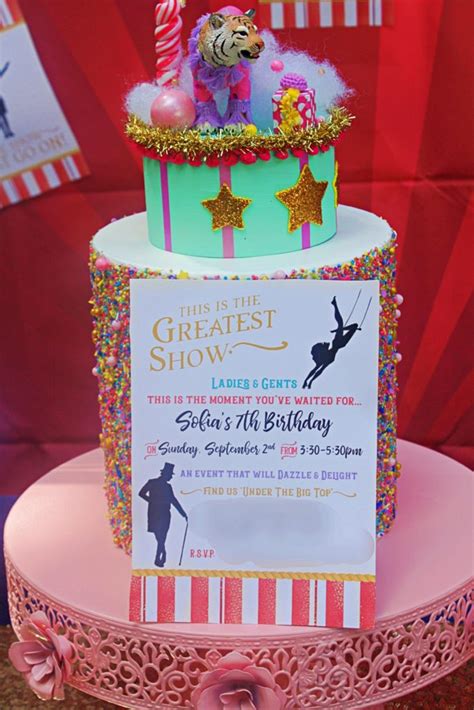 The Greatest Showman Circus Theme Party Ideas Sarah Sofia Productions