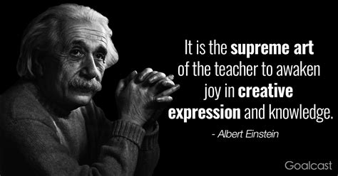 Albert Einstein Quote On Teachers Goalcast