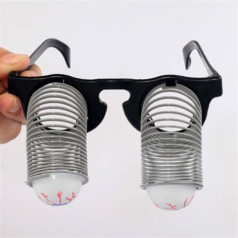 1pcs Terror Pop Up Eyes Glasses Spring Glasses Funny Trick Toy For Fun